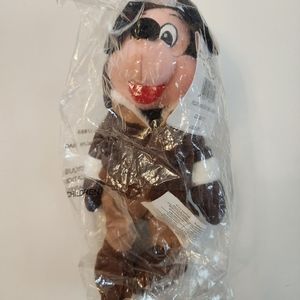 5 for $25 Vintage 90's Pilot Mickey Mouse Bean Bag Plush Disney Store box j